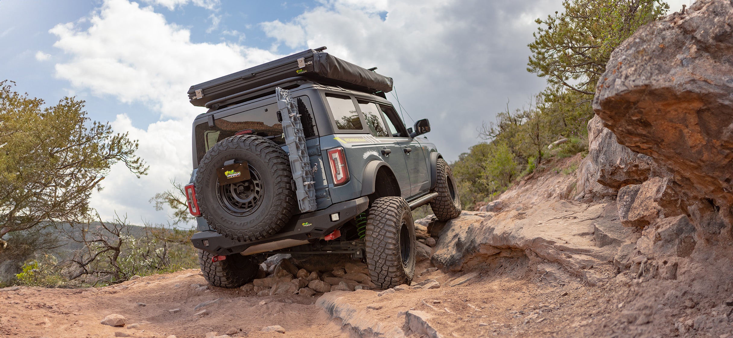 Ford Bronco Rock Crawling