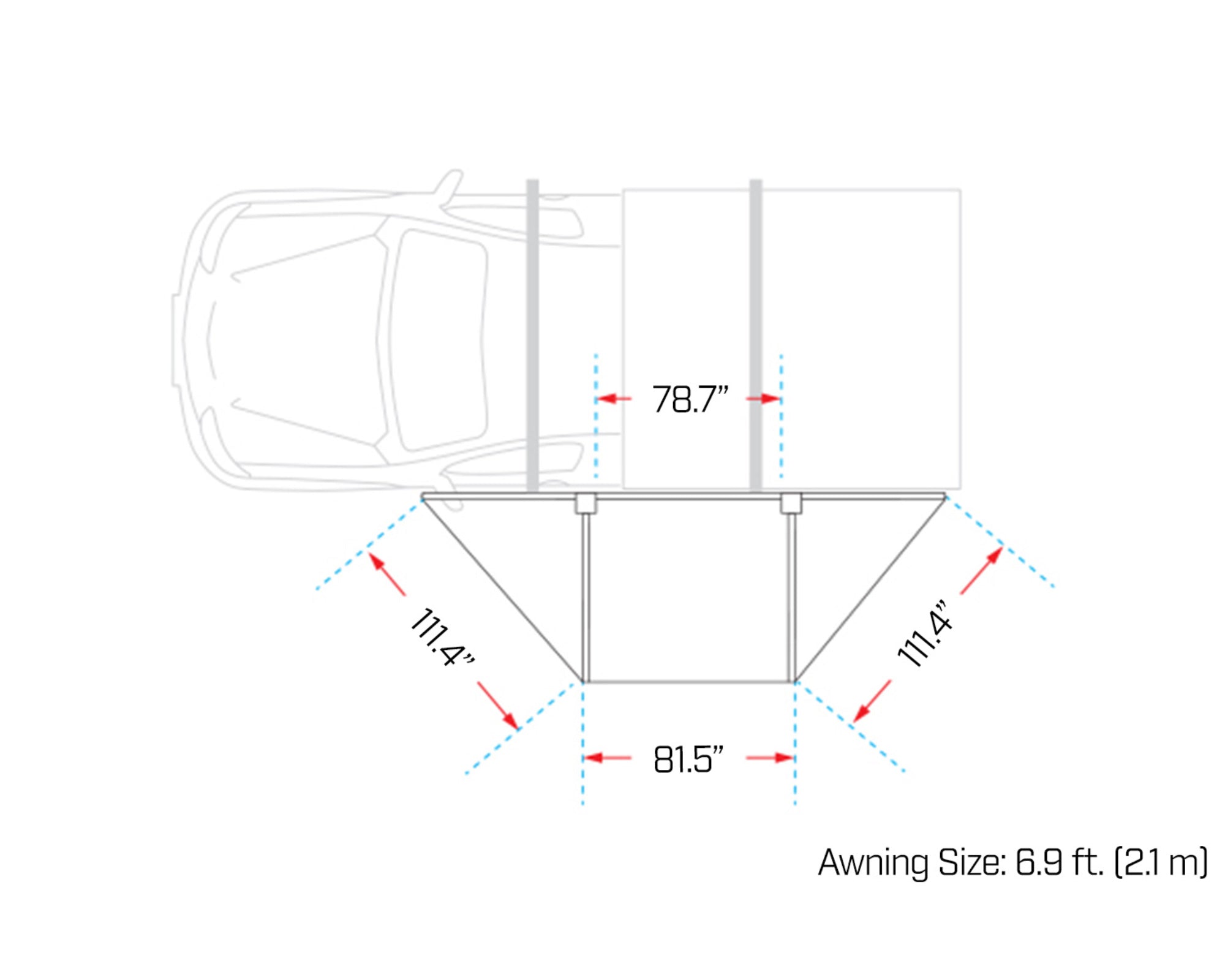 DeltaWing 180° Awning