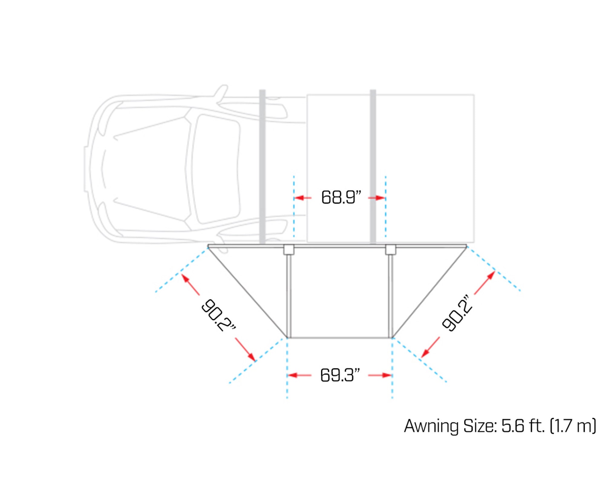 DeltaWing 180° Awning