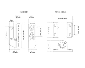 Awning Quick Release Mounting Brackets