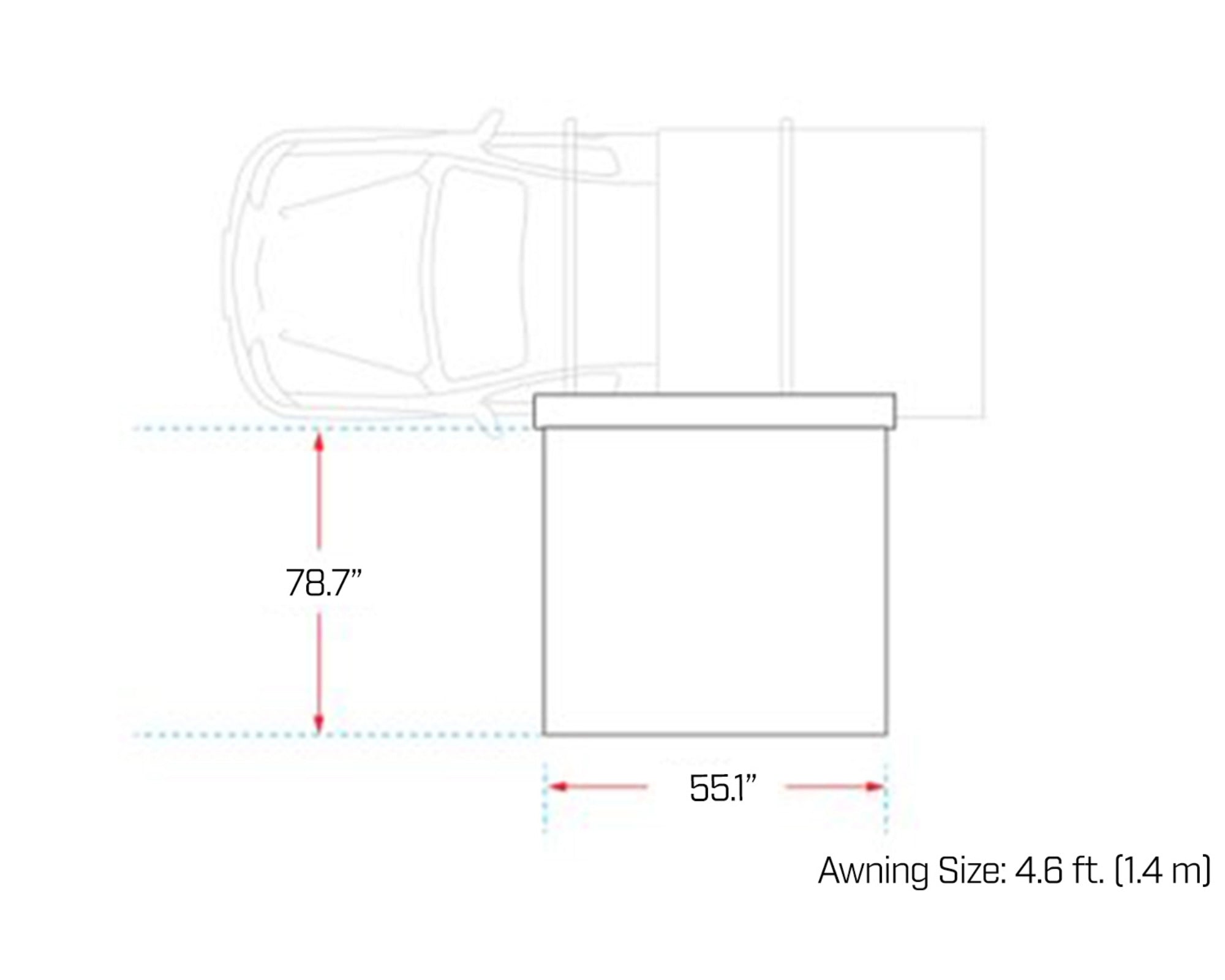 DeltaWing 90° Awning