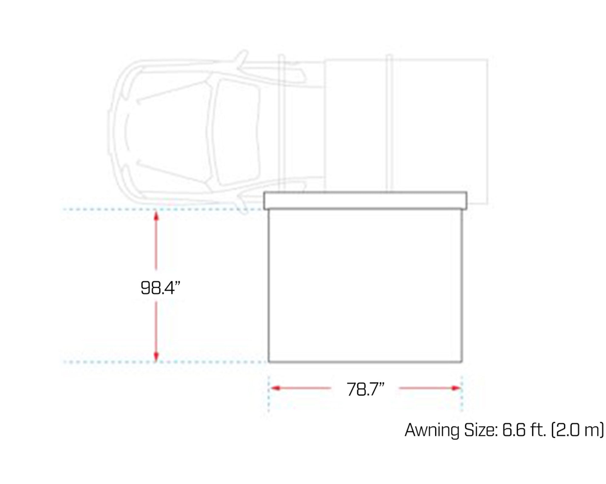 DeltaWing 90° Awning