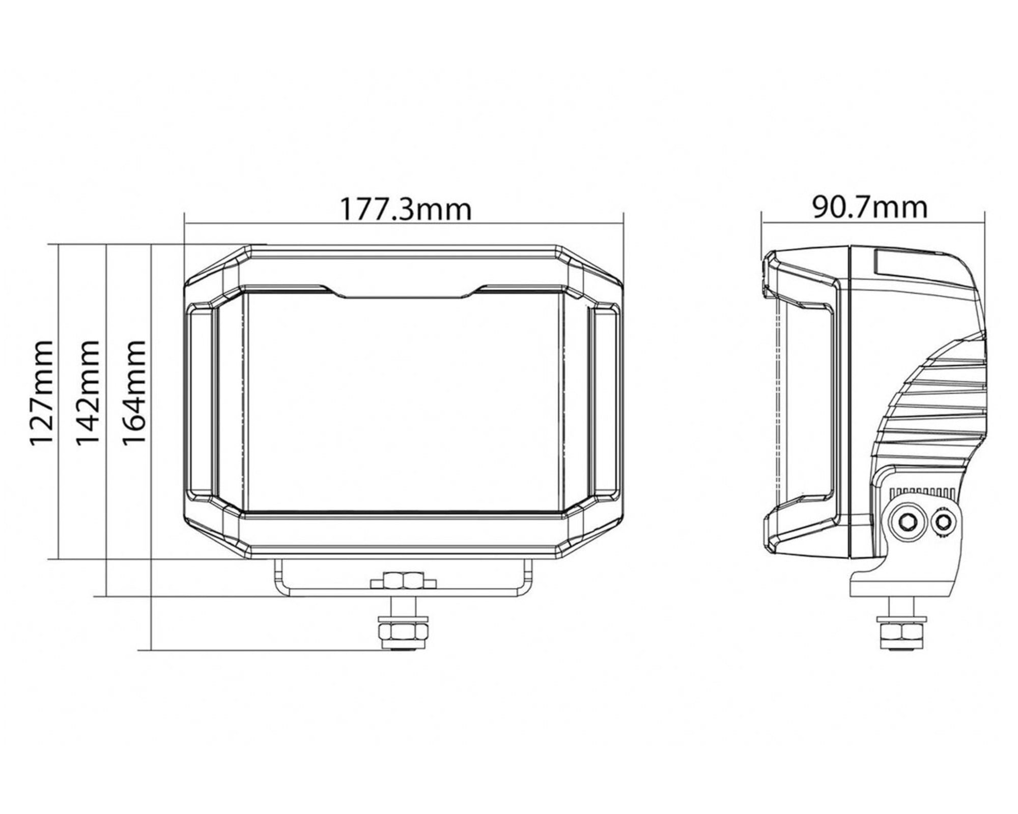 Eclipse 5X7 LED Driving Light Kit