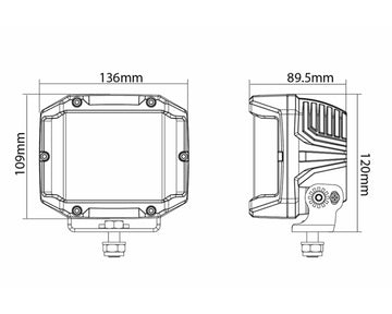 5" Universal LED Light Kit With Side Shooters