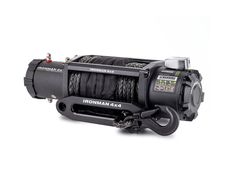 Frontier 9,500 lb Winch with Synthetic Rope