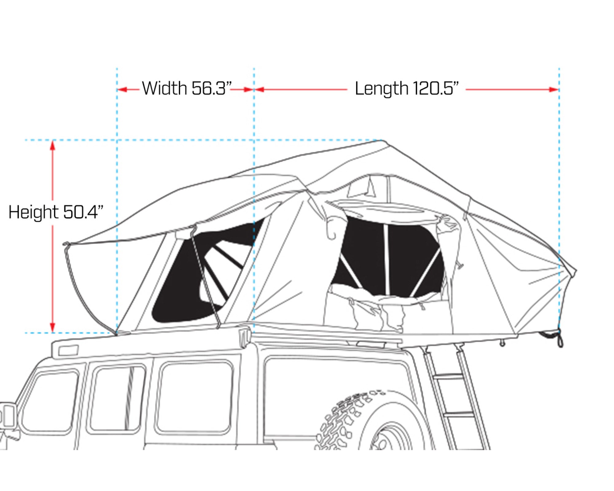 Cross 1200 Rooftop Tent