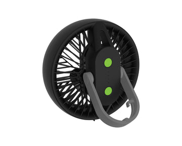 Rechargeable Hi-Flow Tent Fan and LED Light