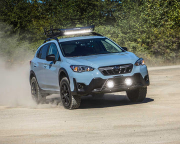 Rally Innovations Front Rally Light Bar Mount Kit with LED Lights | Subaru Crosstrek (2018-2020)